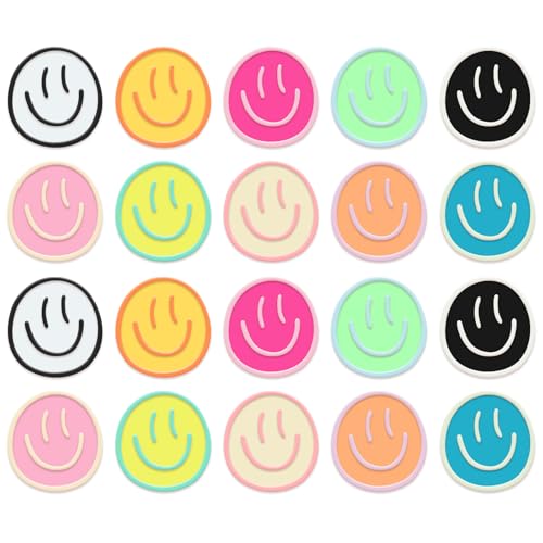 20 imanes decorativos redondos multicolor para refrigerador