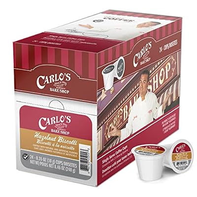 Cake Boss Coffee, Hazelnut Biscotti Flavored Single Serve Coffee, K Cups for Keurig Brewers, Medium Roast, Arabica Coffee Beans, 120 Count