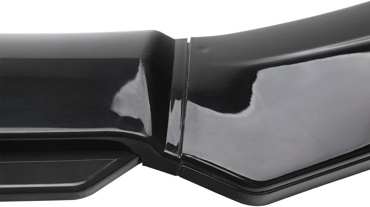 Fit For 2003-2013 In-fini-ti G37 G35 Front Bumper Lip Spoiler Splitter Body + Strut Rods Chin Diffuser,Glossy Black PP