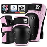 99FLIPS Inliner Schoner Erwachsene mit GS [6er Set] Dive - M in Pink - Schoner Inliner Schlittschuhe Damen Schützer Inliner Erwachsene - Skateboard Zubehör - Schlittschuhe Schoner