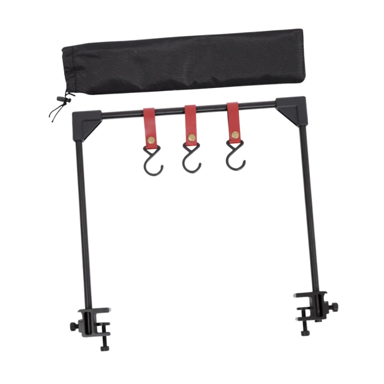 Mikikit Detachable Camping Rack Compact Picnic Storage Outdoor Hanger for Camping Gear Storage