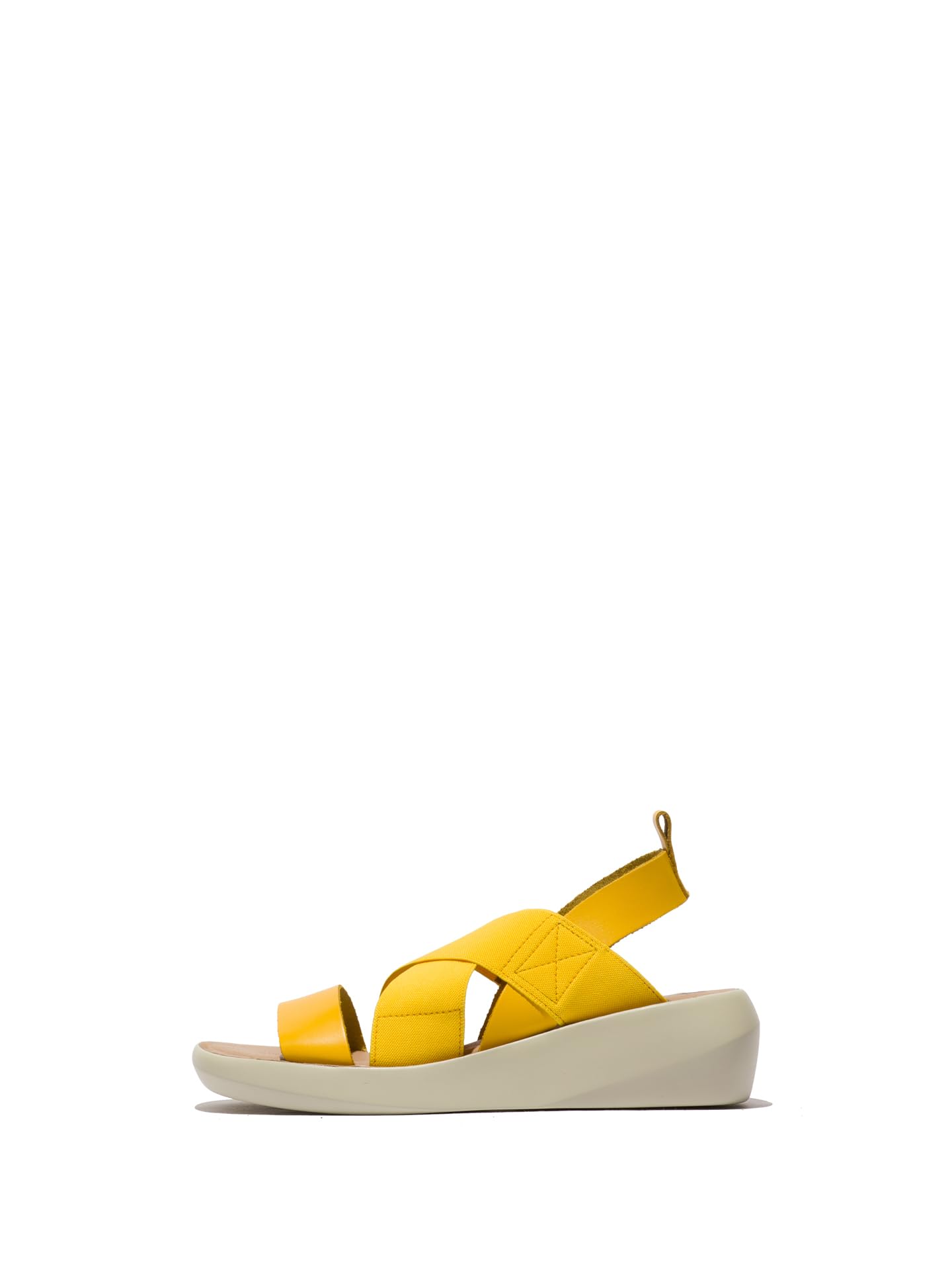 Fly London Women's BAJI848FLY Sandal, Yellow, 7 UK