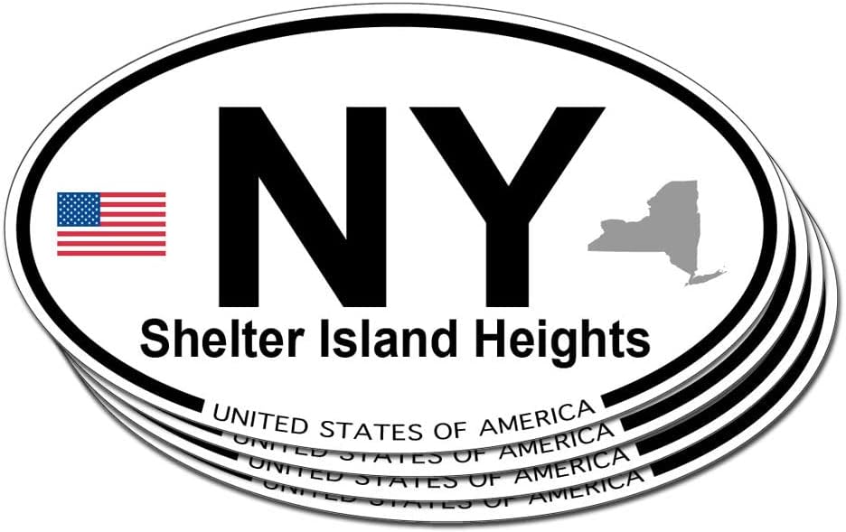 US Decal, Inc. Shelter Island Heights, New York Oval
