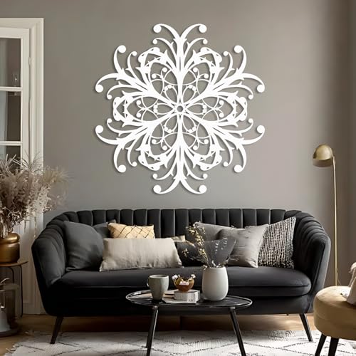 Maclou Geometric Metal Wall Art, Wrought Iron Wall Decor, Metal