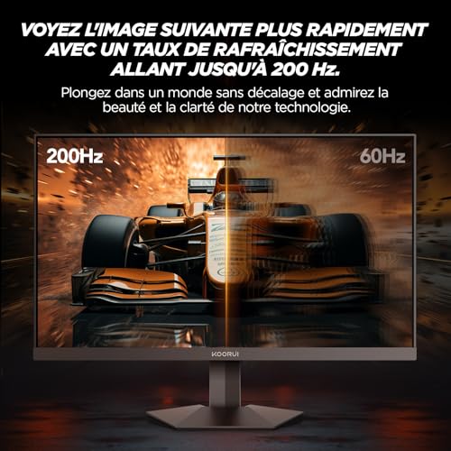 KOORUI G2711P écran gaming 27" FHD 200Hz - photo 5