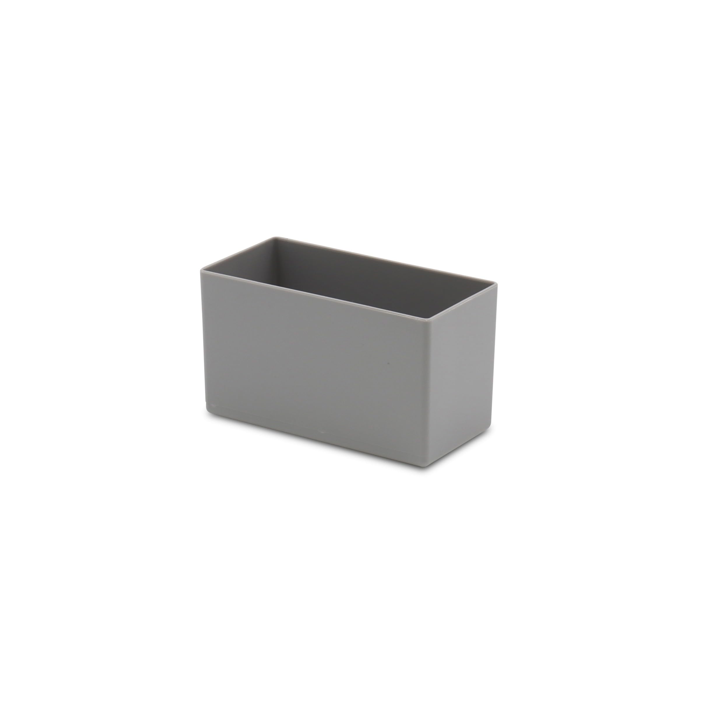 1a-TopStore 10 Stk. Einsatzkästen E 63, 5 Größen, 5 Farben, Industrienorm, aus Polystyrol, schlagfest (108x54x63 mm, grau)
