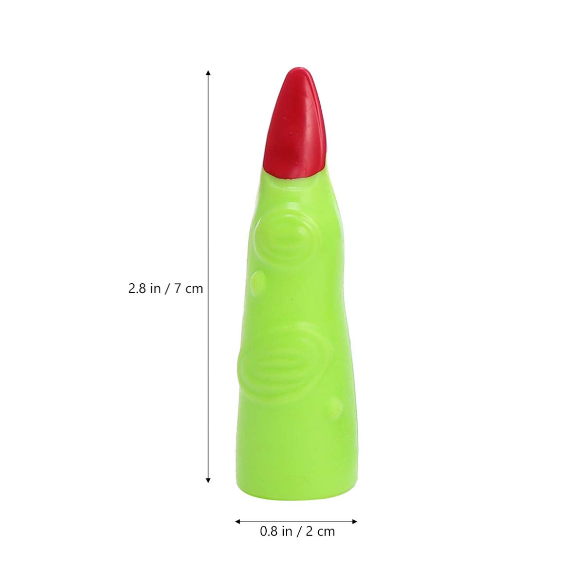 Mikinona Lot de 20 doigts de sorcière articulés pour Halloween, accessoires de cosplay, bouts de doigts amusants et effrayants pour fêtes d'Halloween et célébrations