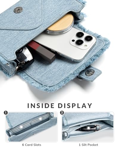 Crossbody Bag for Women Shoulder Handbags with Adjustable Chain Strap Small Lady Purse Cellphone Wallet2