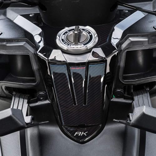 labelbike - 3D Gel Resin Stickers Decoration and Protection of Motorcycle Ignition Key Area Compatible with KYMCO AK 550 Scooter
