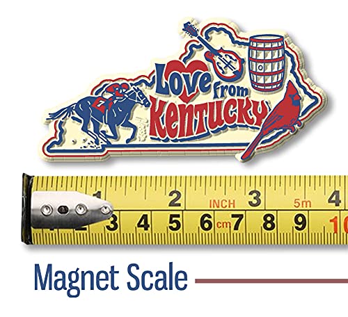 Imán decorativo Love from Kentucky 3.6" x 1.8" Rubber miniatura 5