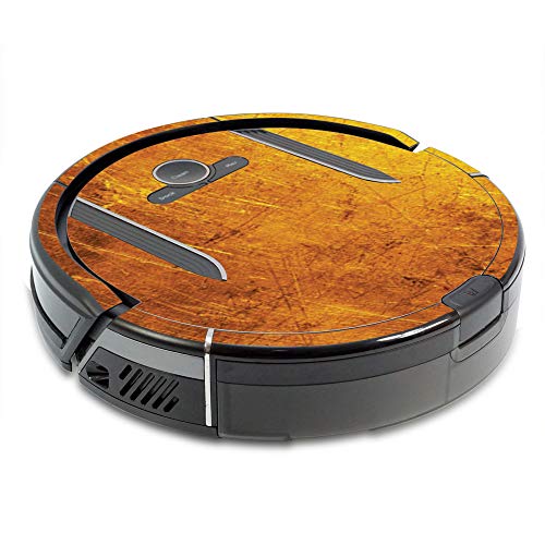 Image of MightySkins Skin Compatible with Shark Ion Robot R85 Vacuum Minimum Coverage - Textured Gold | Protective, Durable, and Unique Vinyl wrap Cover | Easy to Apply, Remove | Made in The USA
