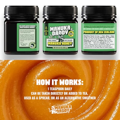 Miel Manuka Daddy Raw MGO 100+ 250g 100% Pura miniatura 6