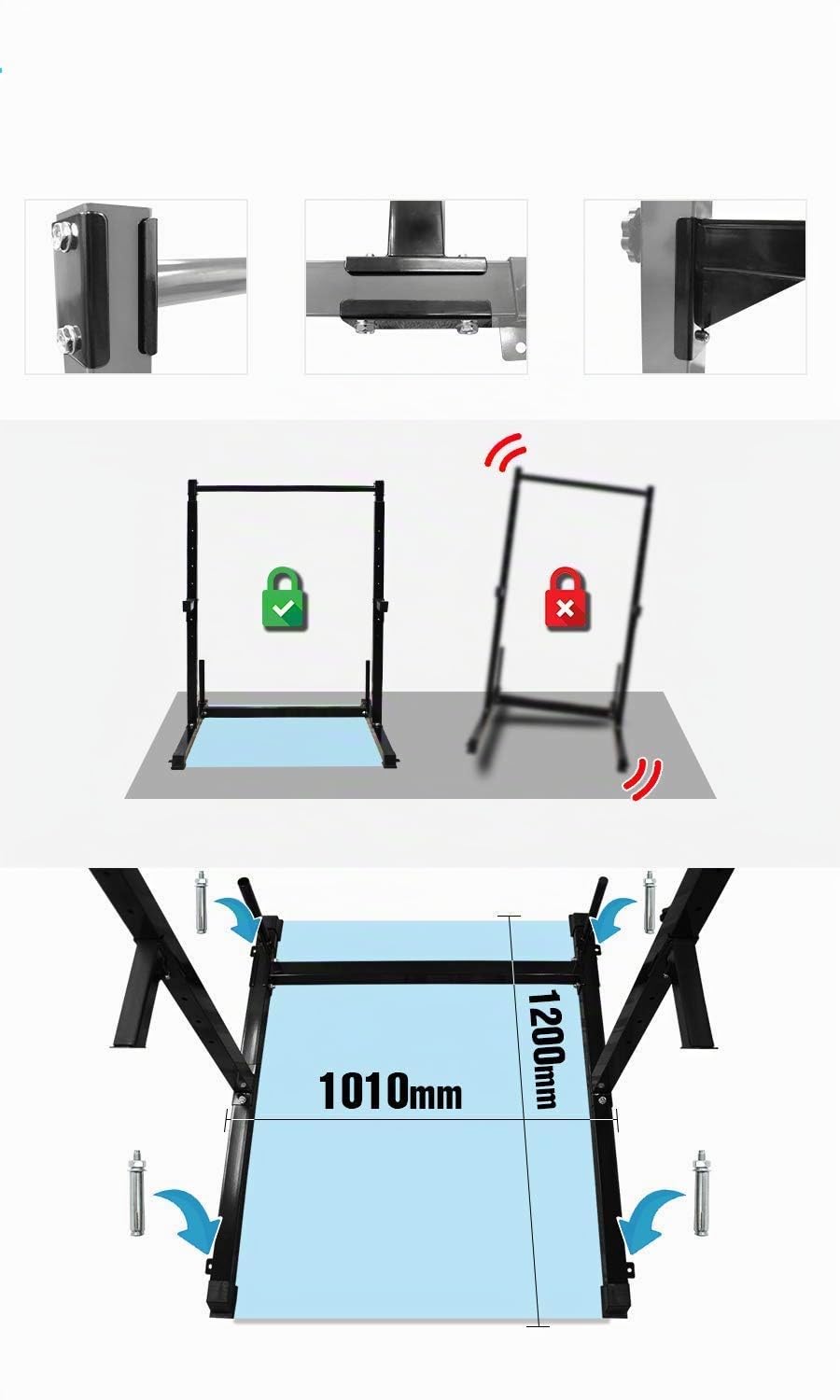 Pull Up Fitness - Multiestación, Negra