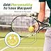 TRESSIS Tennis Racket Dampener - Glitter Yellow Smiley Face Designs - Vibration & Noise-Reducing Tennis Shock Absorber for Racquets - Secure, Easy-Install Accessories for Players of All Levels