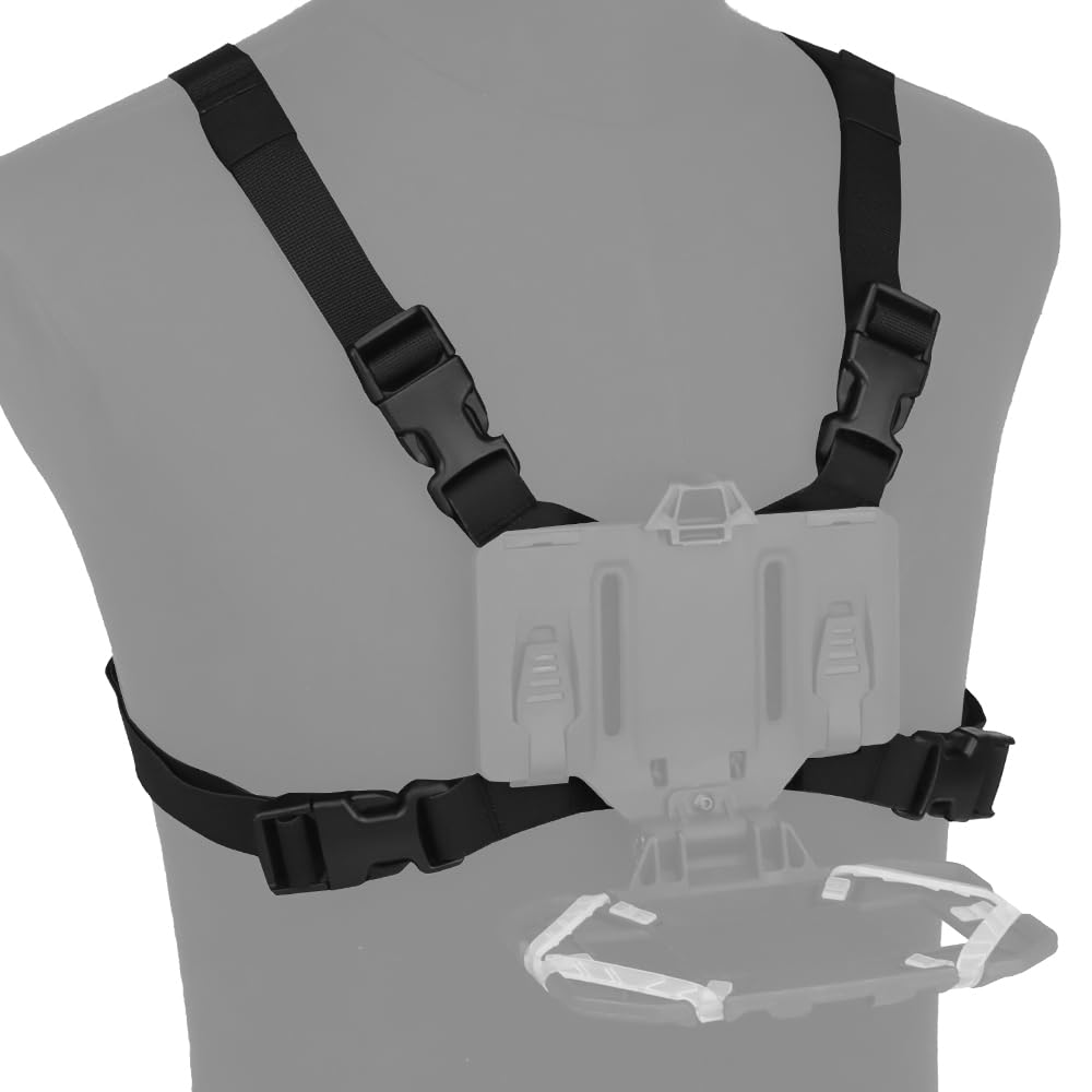 Support de poitrine de gilet tactique noir pour navigation de téléphone portable militaire