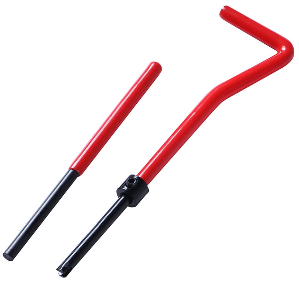 30 PZ in Acciaio Inox Kit di Riparazione Filetto M6x1.0mm Metrico Filo di Riparazione Inserto Kit Compatibile Strumento Mano Set per Auto Riparazione