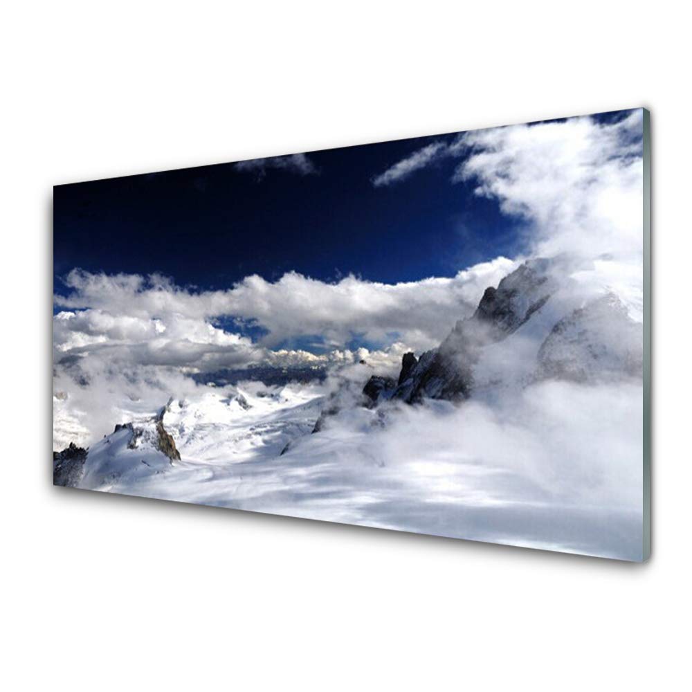 Tableau en verre trempé Tulup 100x50cm pour moderniser un salon terne