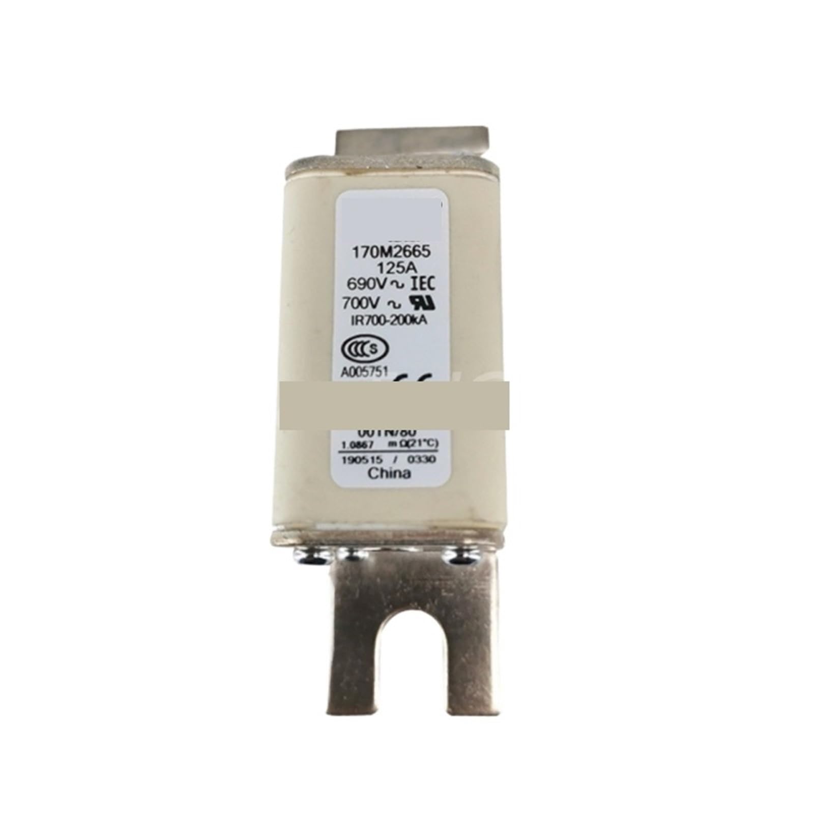1 módulo 170M2665 con base de fusible limitador de corriente de alta potencia