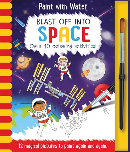Blast Off Into - Space: Reusable, Mess-Free Activity Book for Kids Ages 3+ (Paint with Water) image 4