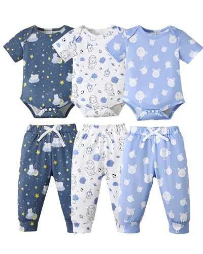 Image of NZRVAWS Newborn Baby Boy Girl Clothes Unisex Preemie Infant Must Have Pants Set Outfits 0-18 Months 20 Pcs Essentials Gift