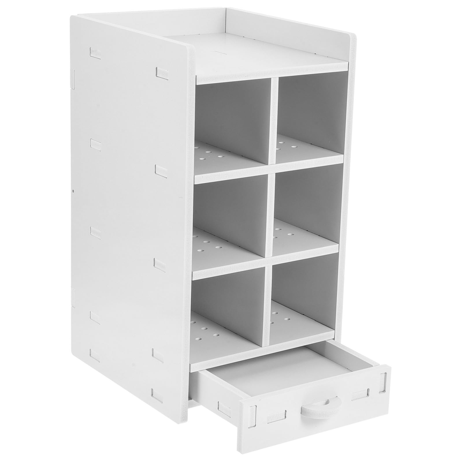 Portaombrelli Struttura Robusta e Lavabile in Legno Bianco da Interno Design a Scomparti per Uso Commerciale e Ufficio