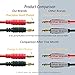 WOODGUILIN Tamiya Connector Plug to Banana Plug Adapter 4mm, 2 PinTamiya Plug Connector 2 Pcs with 14AWG 30CM Charging Cable, RC Battery Connector for Helicopter Quadcopter Lipo Battery (Tamiya)