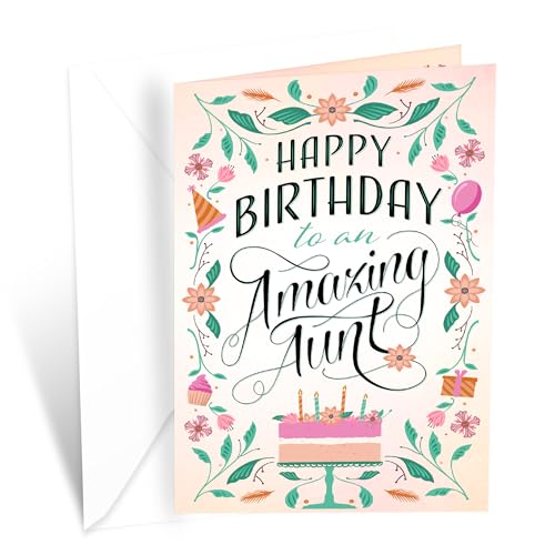Prime Greetings 032304PG Happy Birthday Card For Aunt cover