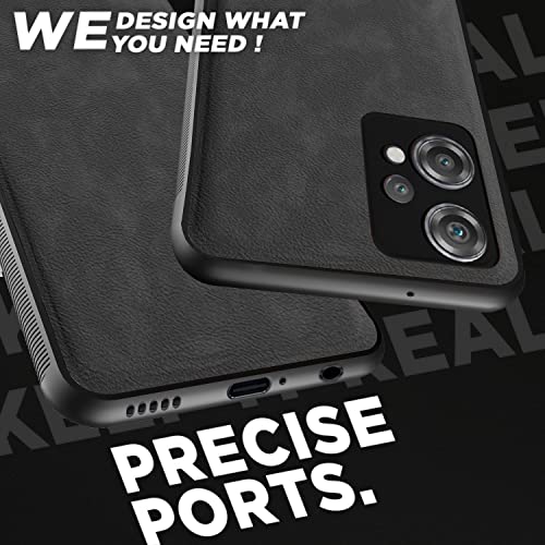 Image of Pikkme Oneplus Nord Ce 2 Lite 5G Back Cover | Flexible Pu Leather | Full Camera Protection | Raised Edges | Super Soft-Touch | Bumper Case for Oneplus Nord Ce 2 Lite 5G (Grey)