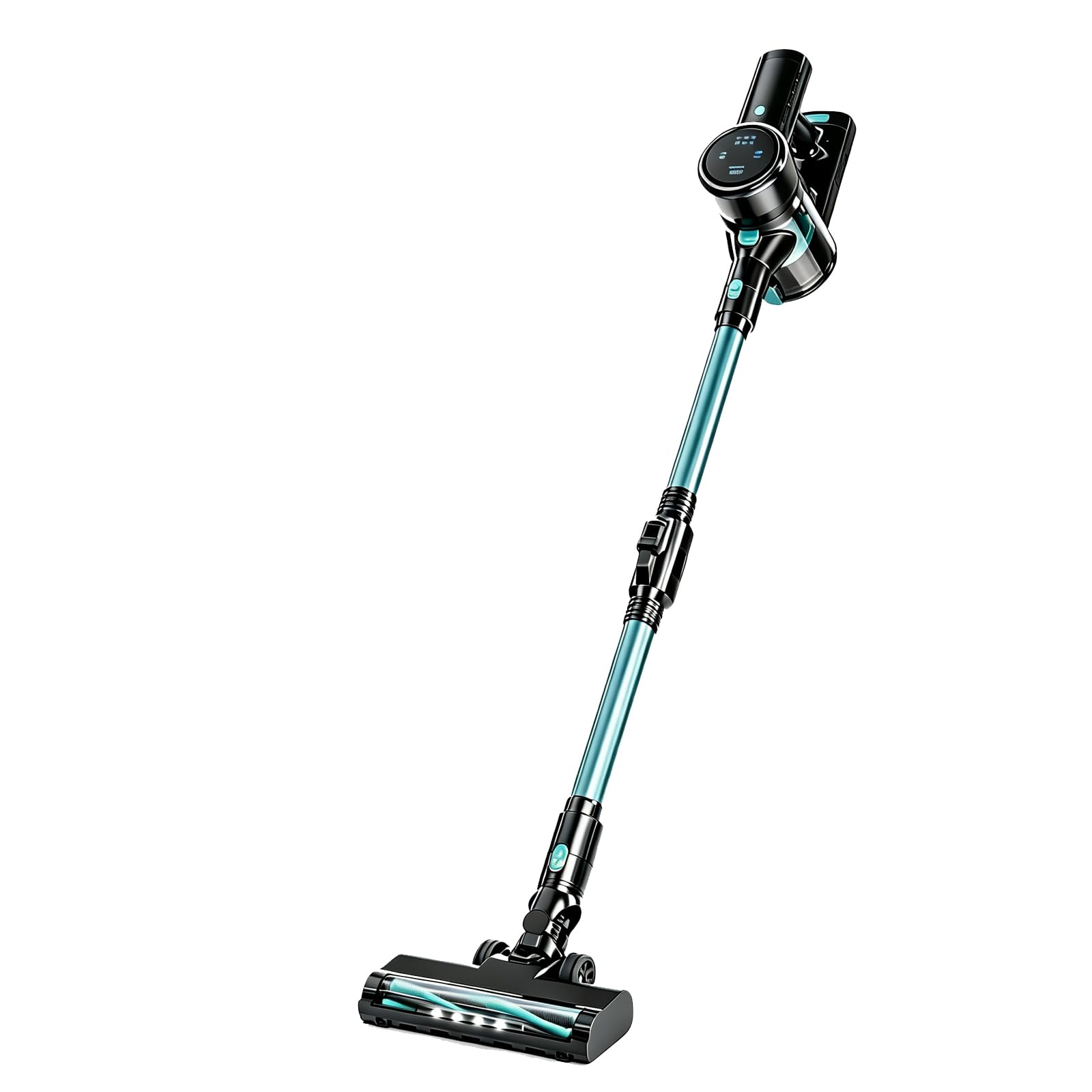 Cordless Stick Vacuum Cleaner, Anti-Tangle Brush Roll (Green)