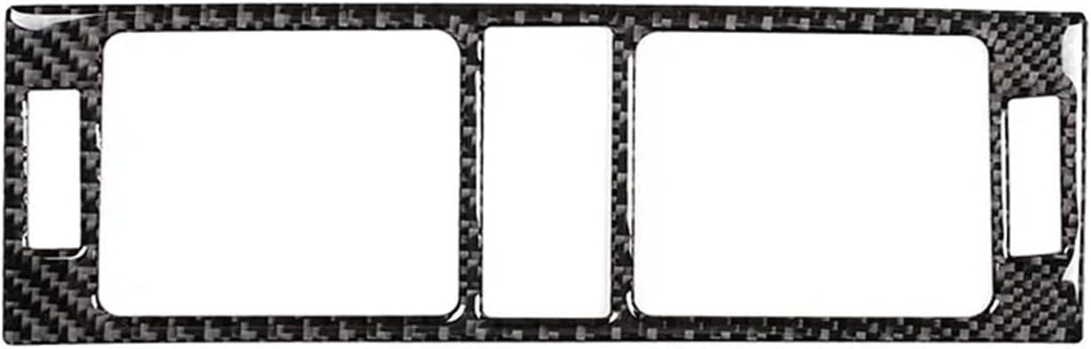 GERRIT Car Accessories Fiber Fit for Mercedes Benz C Class W204 2007-2013 Carbon Car Center Air Conditioning Vent Frame Trim Stickers Upholstery Care