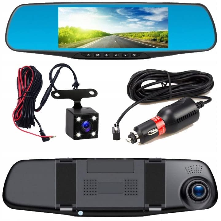 4K Dashcam Spiegel, ThiEYE Carview 4 Spiegel Dashcam Mit Rückfahrkamera