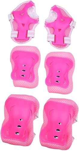 Miniatura 3 de Keenso 7 unids/set de deportes para niños Skateboard Skate equipo de protección, 2 colores almohadillas protectoras deportivas conjunto equipo para