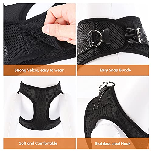 ABest-PET Cat Harness, Soft Mesh Dog Harness, Night Reflective Adjustable Breathable Jacket, Easy Control Vest Harnesses… - Image 6