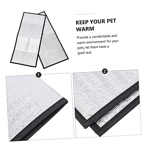 Alfombrilla calefactora reflectiva para reptiles 2 piezas miniatura 3