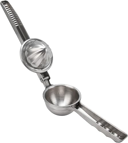 Miniatura 6 de Stainless Steel Lemon Squeezer, Portable Manual Citrus Juicer - Durable Build, Quick Easy Cleaning, Ideal for Kitchen and Home