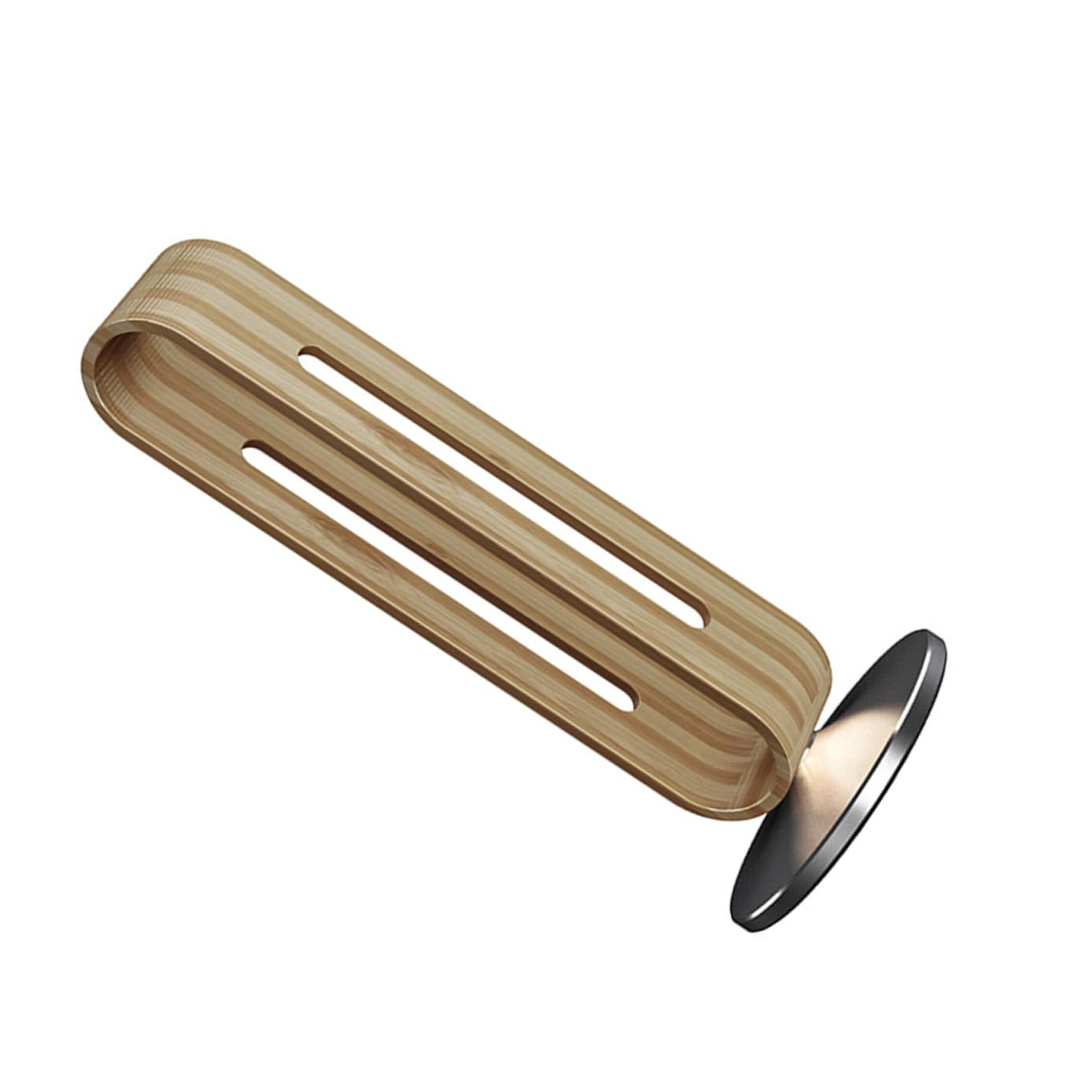 MAGICLULU Supporto Cuffie da Scrivania in Bambù Base Stabile