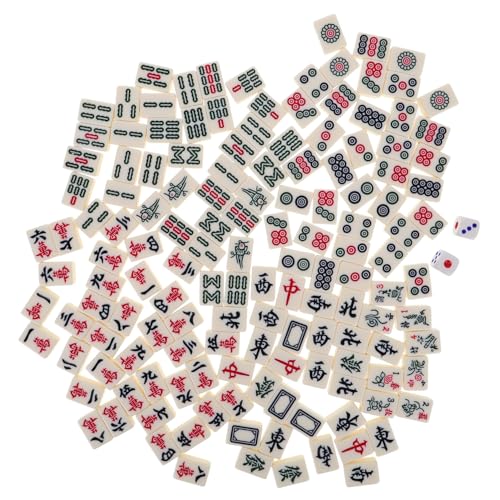 Mini Mahjong Portable UPKOCH avec petit tapis pour voyage en famille