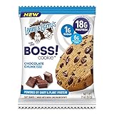 Lenny & Larry's The BOSS Cookie, Chocolate Chunk, 2 oz, 18g Dairy & Plant Protein, 1g Sugar, 6g...