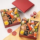 東京 日本橋 OIKAWA 監修 おせち料理 2026 一人前×二段重 27品 盛り付け済み 冷凍おせち 個食 2人前 お届け日：12月30日 美食サークル