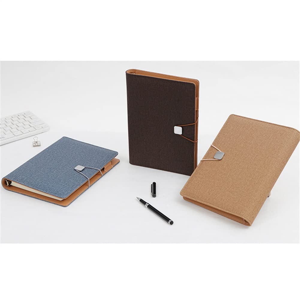 SePKUs Notebook Aziendale di Fascia Alta per riunioni, diario a Spirale a 6 Fori, Blocco Note, Agenda addensata, Simpatico diario Personale A5, Regalo (Stile C)