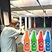 RunNico 8 Pack Shatterproof Bottle Shooting Targets, Hunting Plastic Bottle Targets with Hanging Rope, Portable Bright Color Bottles Target for Indoor Outdoor Gun Ranges Firearm Practice Accessories