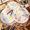 Domensi 24 Set Passover Plague Crafts - 10 Plagues of Egypt DIY Wheel Coloring Cards Kit Decorations for Kids Religious Education Activities & Seder Family Party Gift Supplies #2