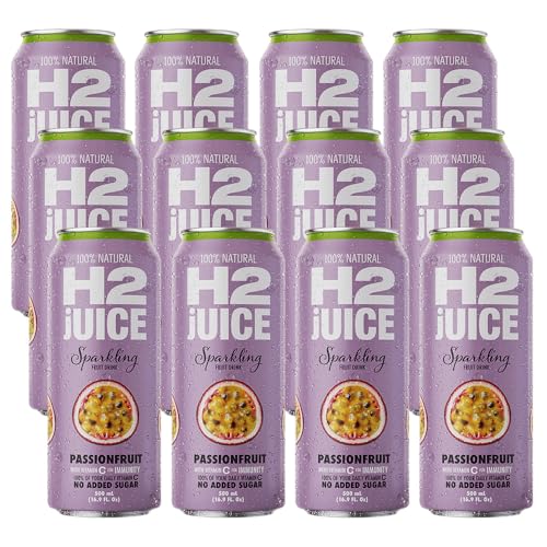 H2Juice Sparkling Passionfruit 500mL x 12
