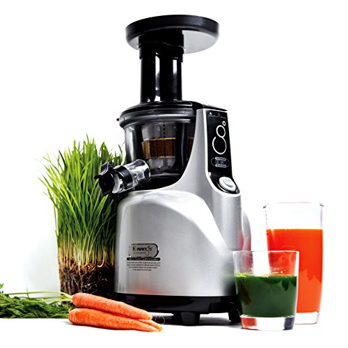 Kuvings® Silent Juicer, Silver, Special Package With Blank Strainer + Smoothie Strainer + Spout Brush #TOP29