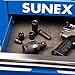 SUNEX TOOLS 4304, 3/4 Inch Drive, Universal Impact Joint, Cr-Mo Steel, Radius Corner Design, Flexible, Meets ANSI Standards