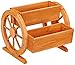 Produktbild Habau 691 Blumenkasten mit Wagenrad, 44 x 42 x 40 cm
