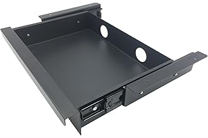 Space-Expanding Under-Desk Pull-Out Drawer Organizer
