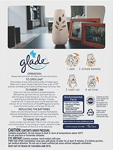 Glade Automatic Spray Air Freshener Hawaiian Breeze Starter 6.2 Oz (Pack of 4)