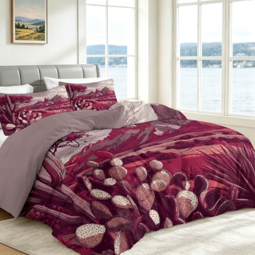 Housse de Couette Antibactérienne Parure Western Microfibre Douce - 3