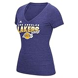 NBA Women's Horizon Lines Tri-Blend V-Neck Tee